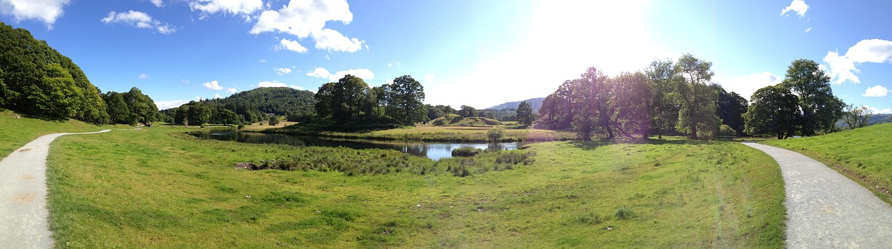 walk park lake district free photo