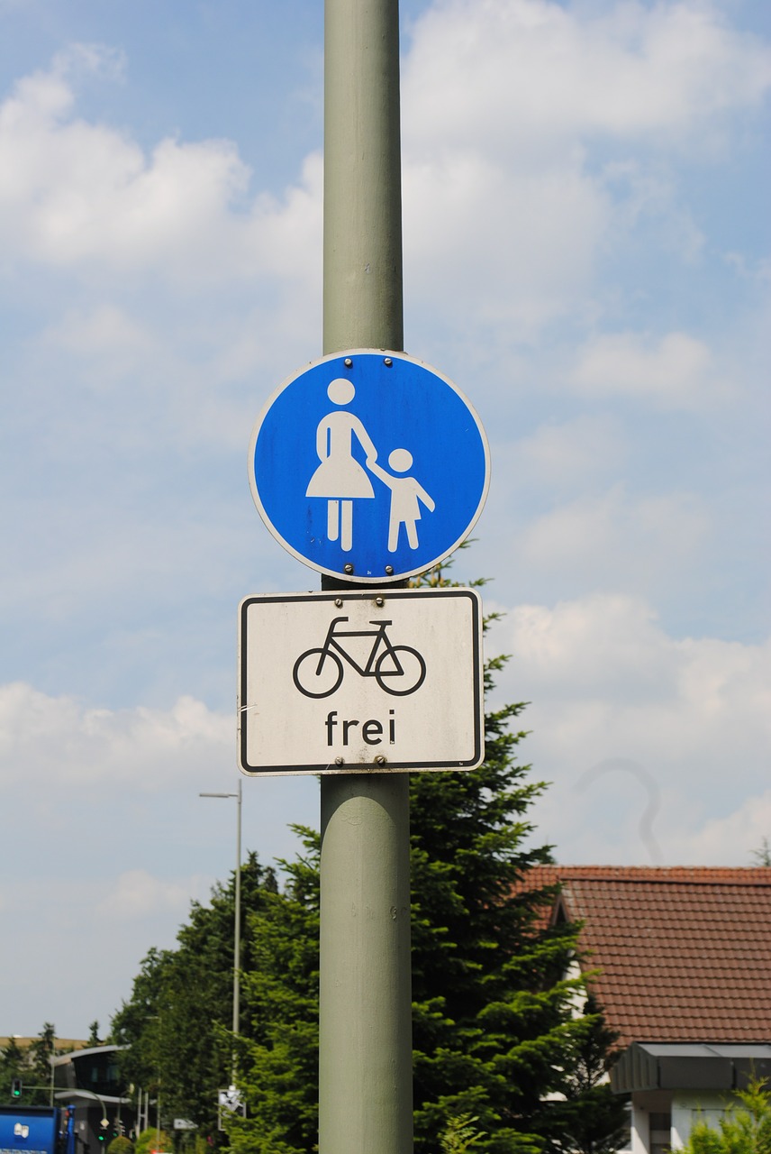 walk pedestrian street sign free photo