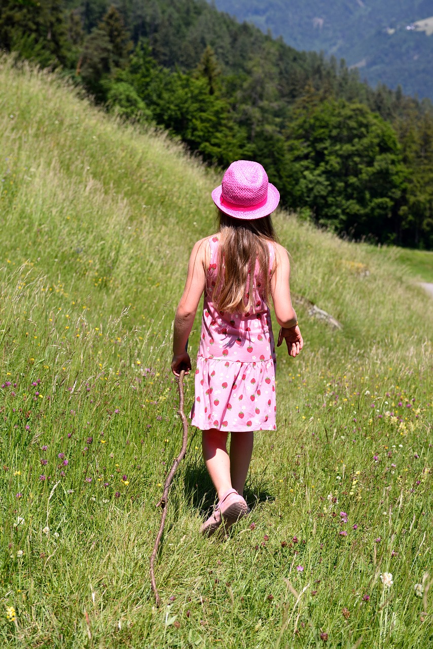 walk hiking girl free photo