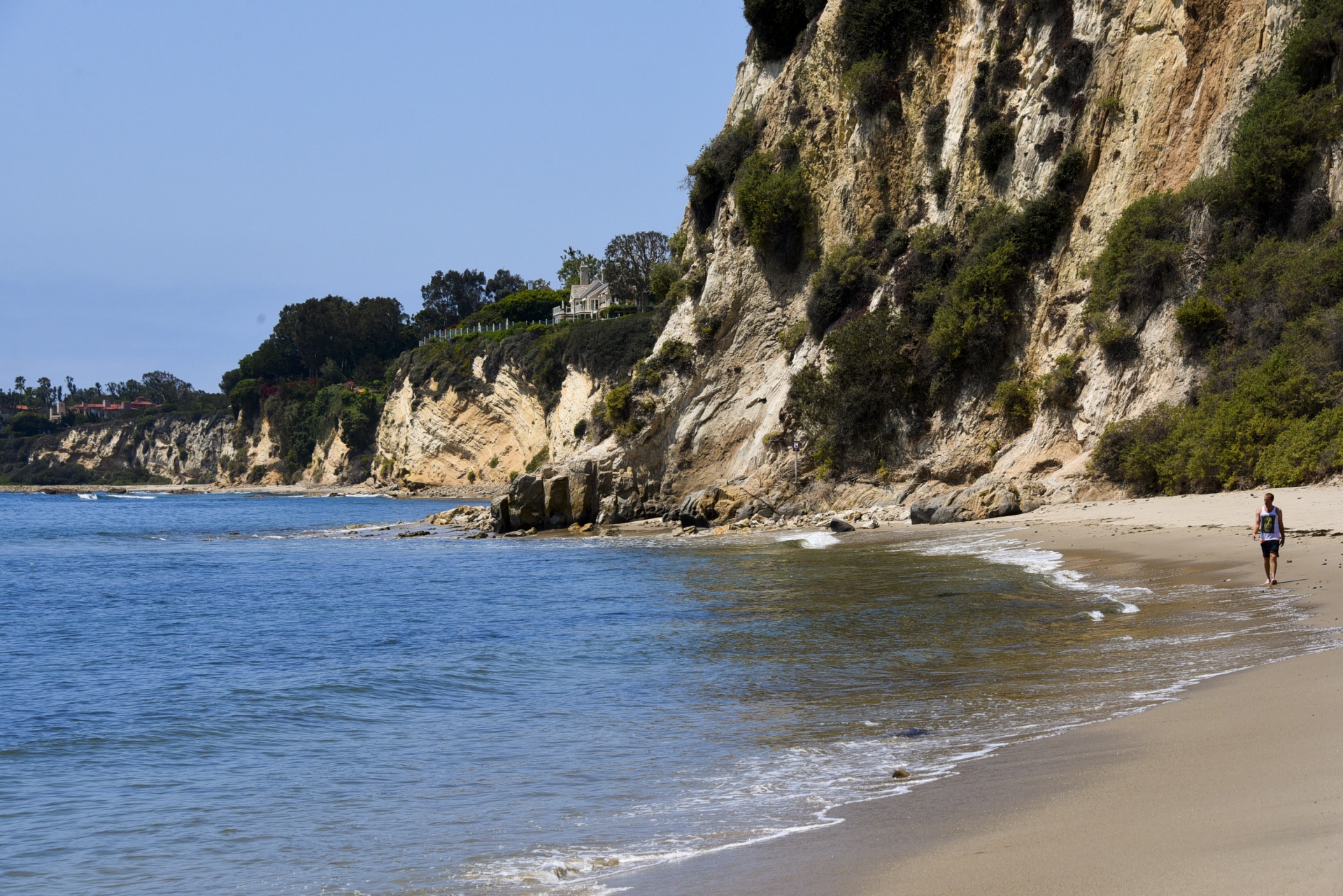 beach ocean man free photo