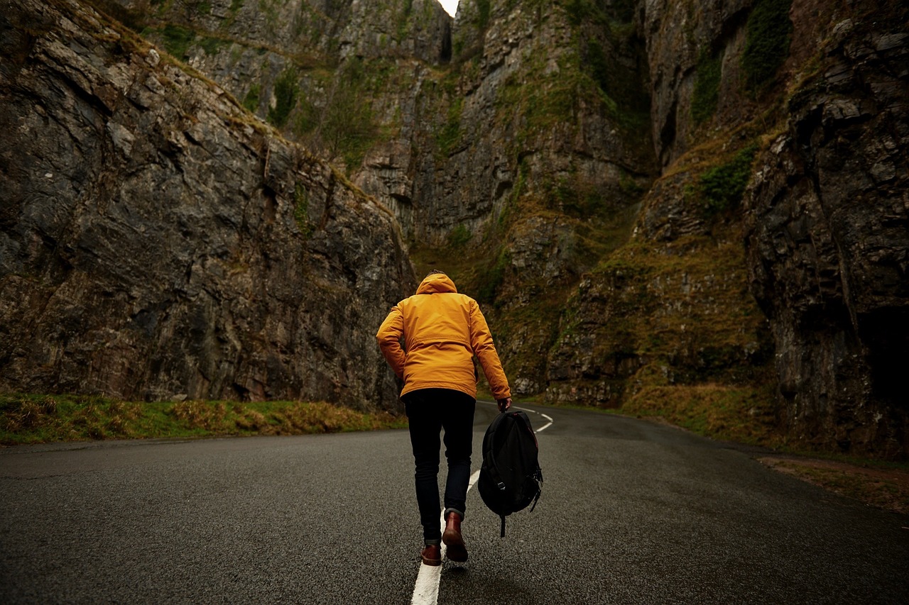 walker alone outdoor free photo