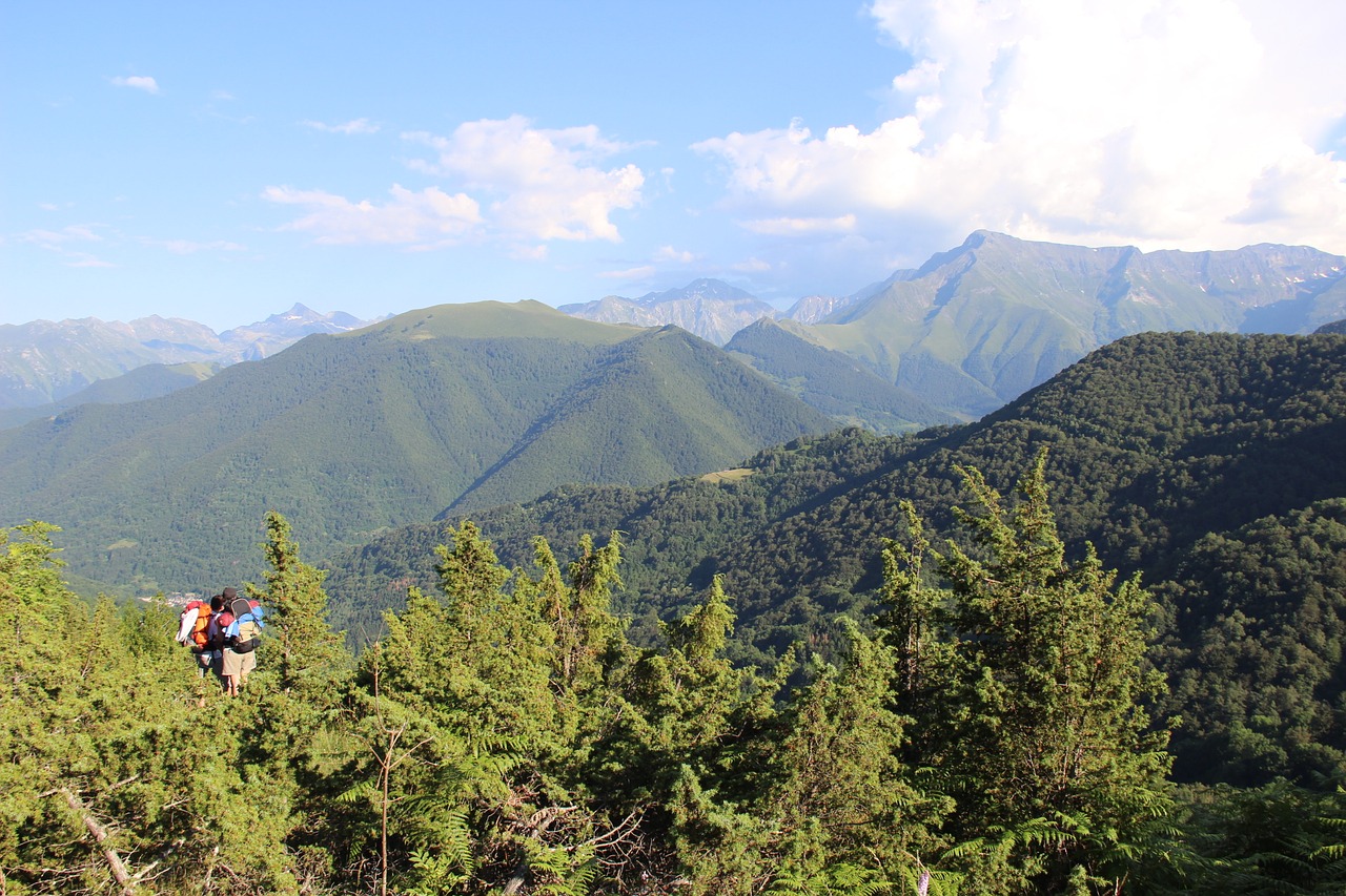 walker hiking mountain free photo