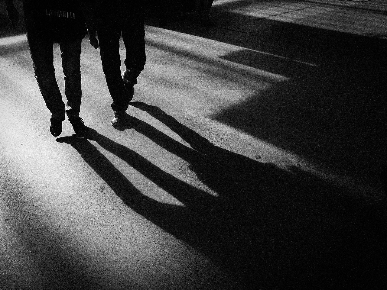 walking silhouette urban free photo