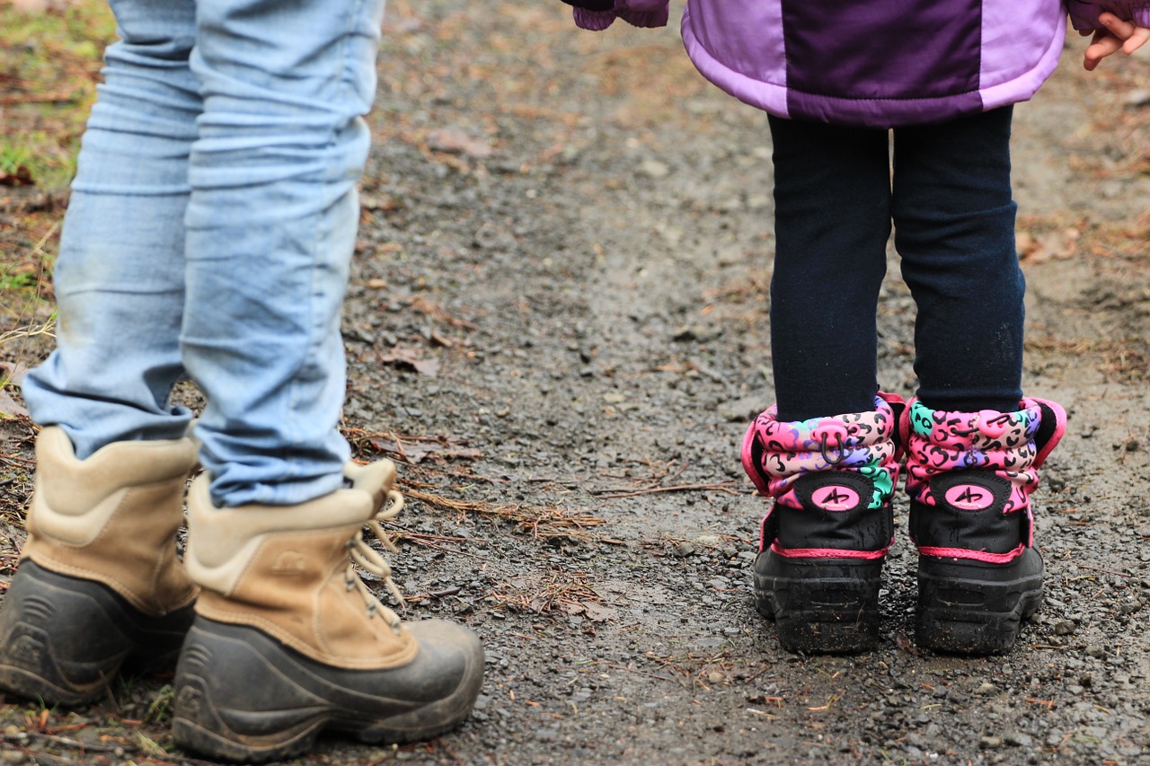 walking hiking rain free photo