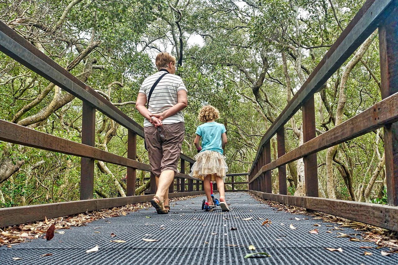 walking togetherness track free photo