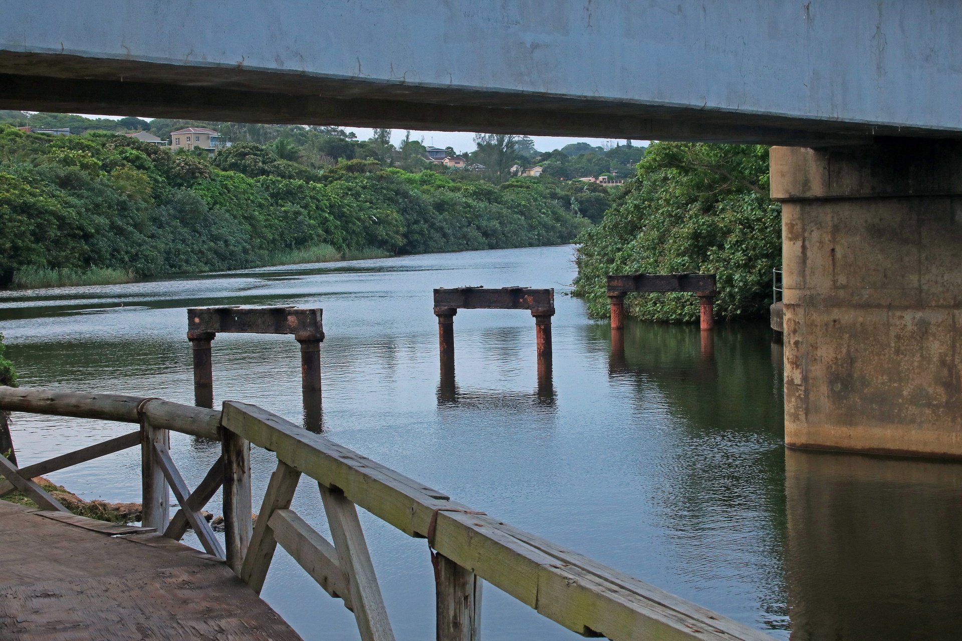 lagoon water walkway free photo