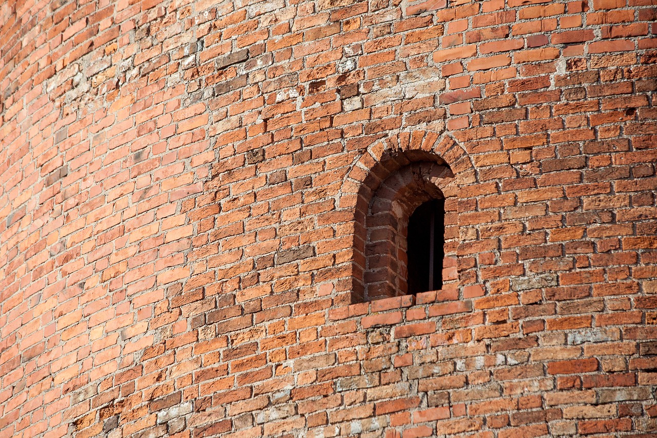 wall window brick free photo