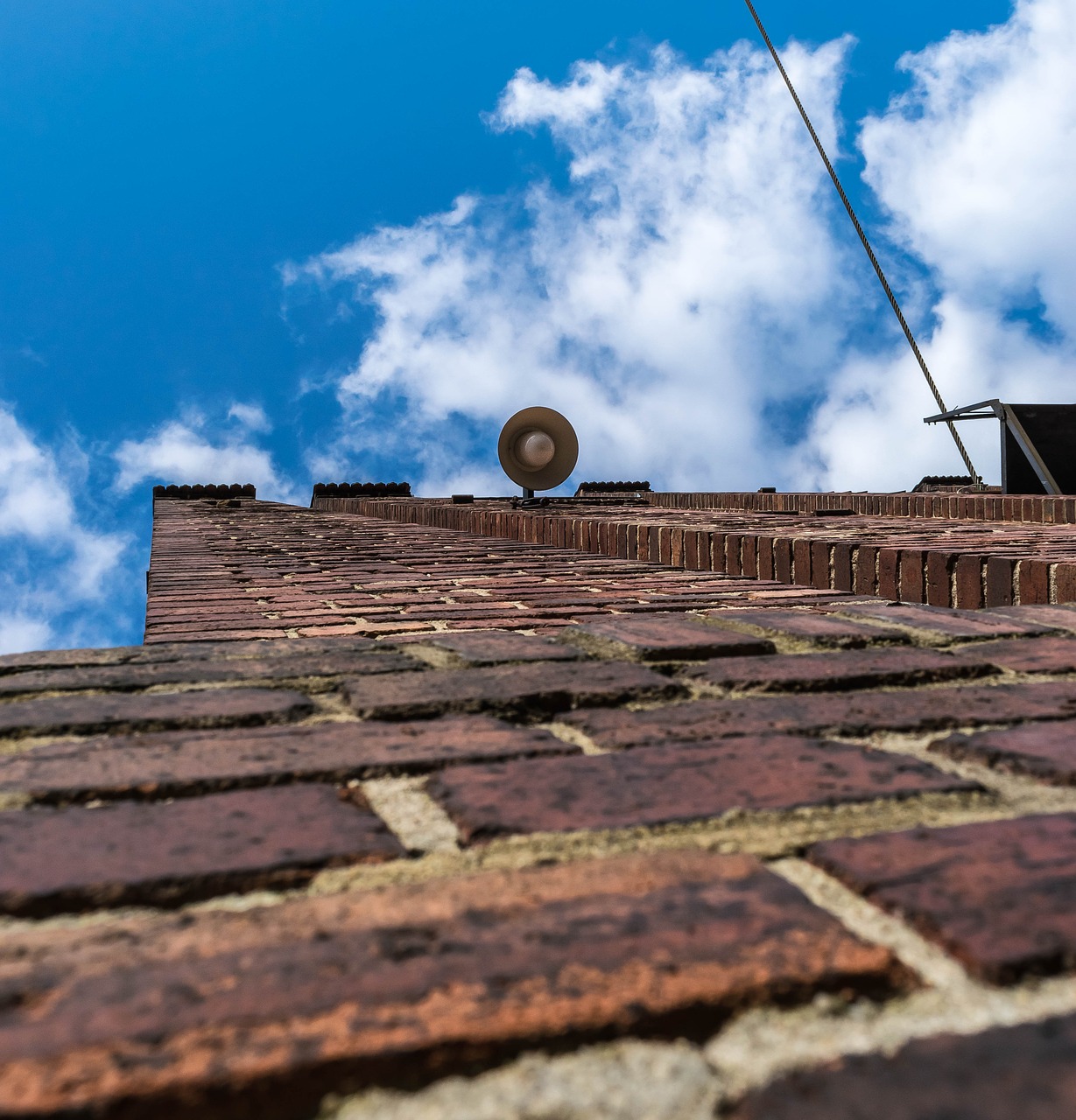 wall brick red free photo