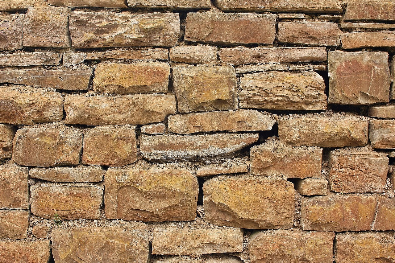 wall stone wall quarry stone free photo