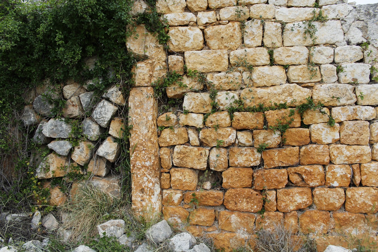 wall stone brick wall free photo