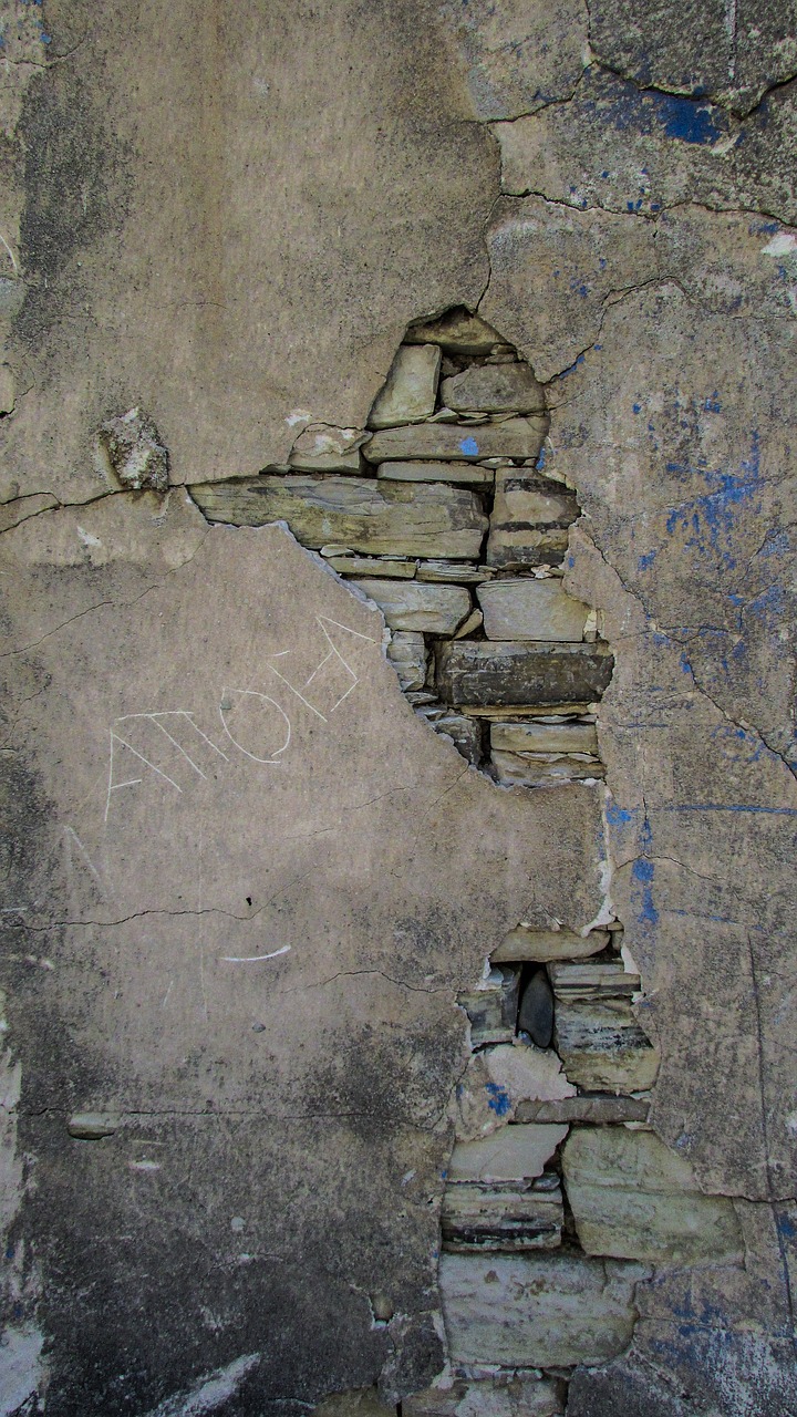 wall damaged decay free photo