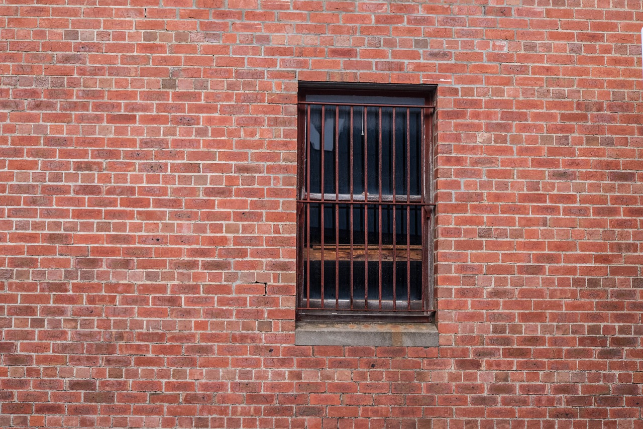 wall window brick free photo