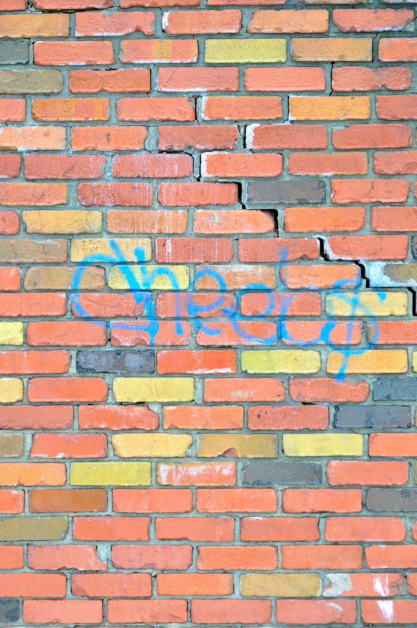 wall graffiti bricks free photo