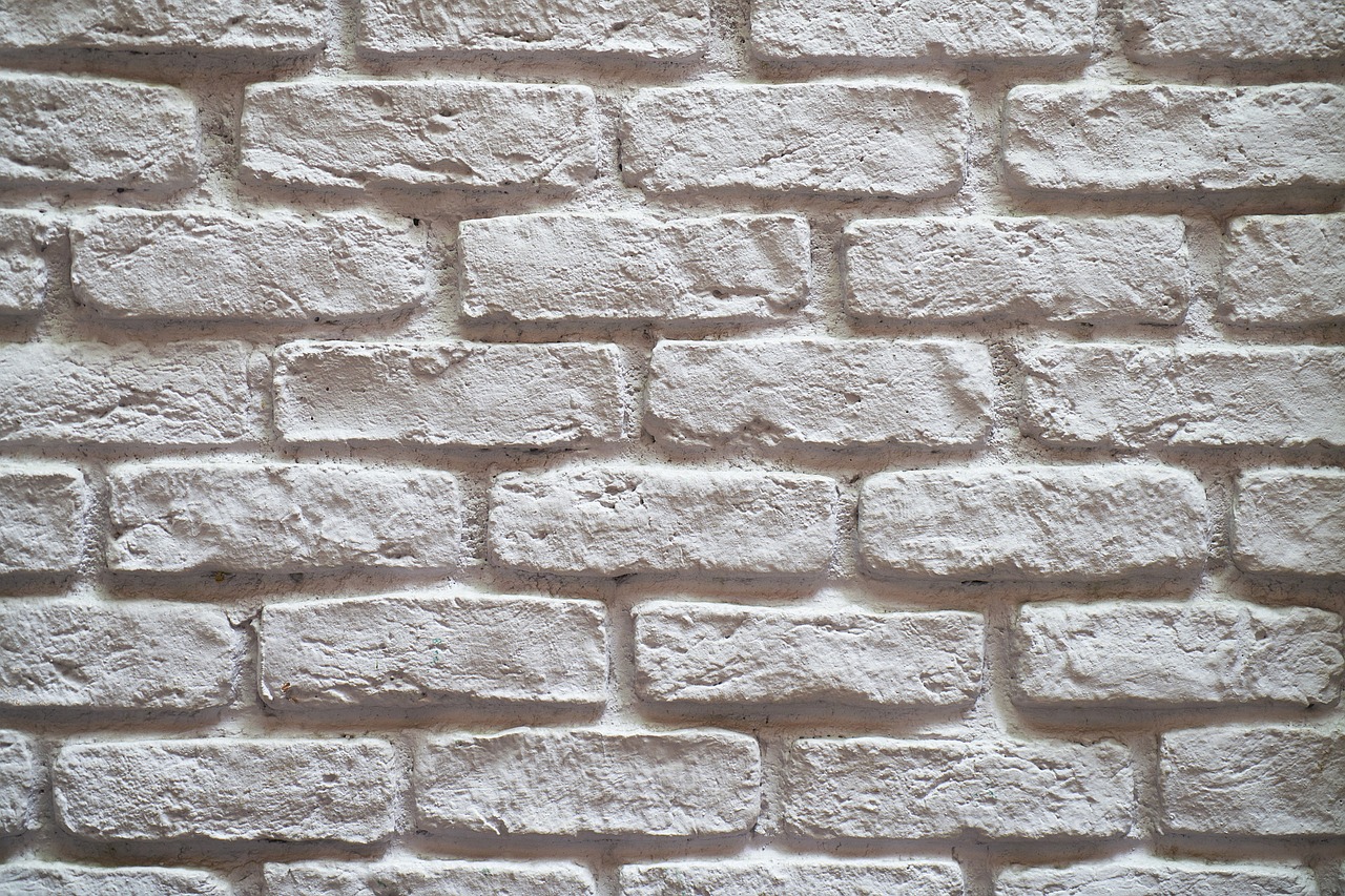 wall brick white free photo