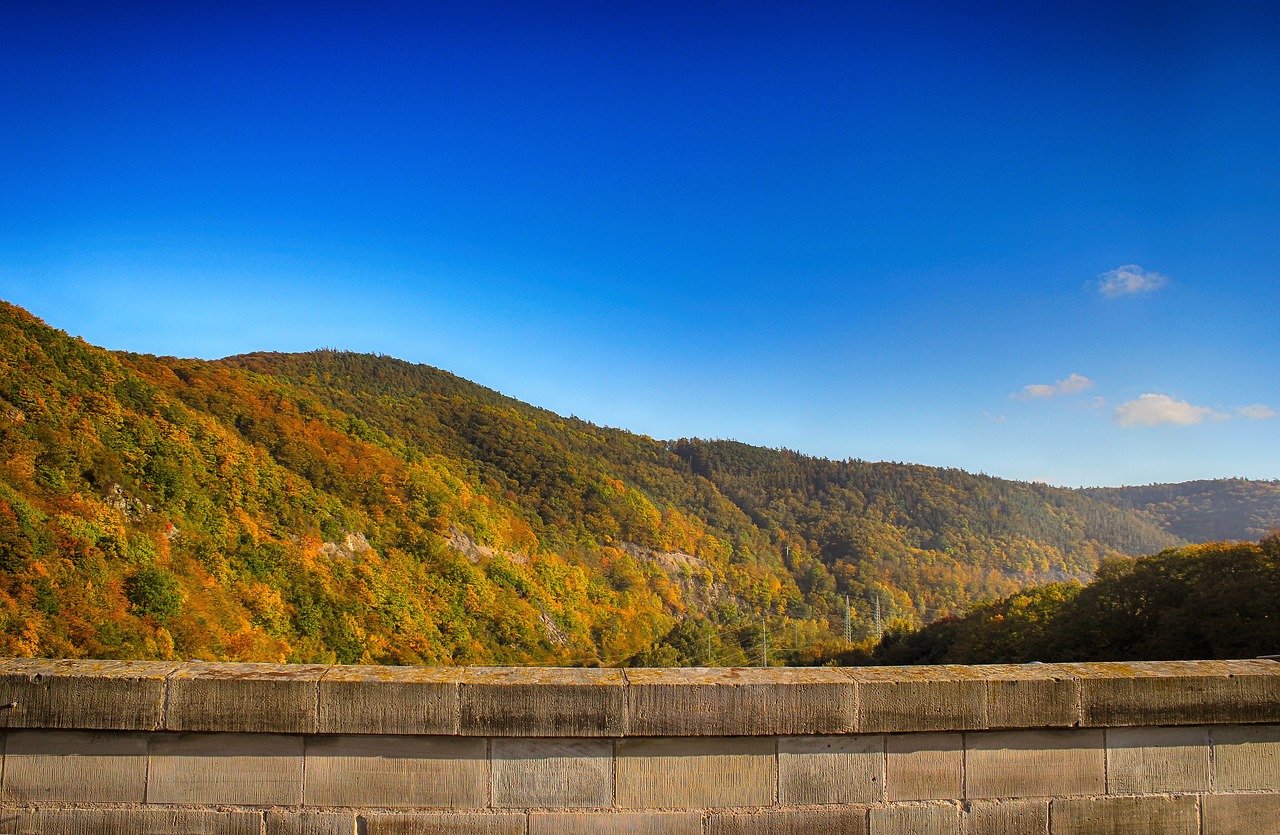 wall edersee barrier wall free photo