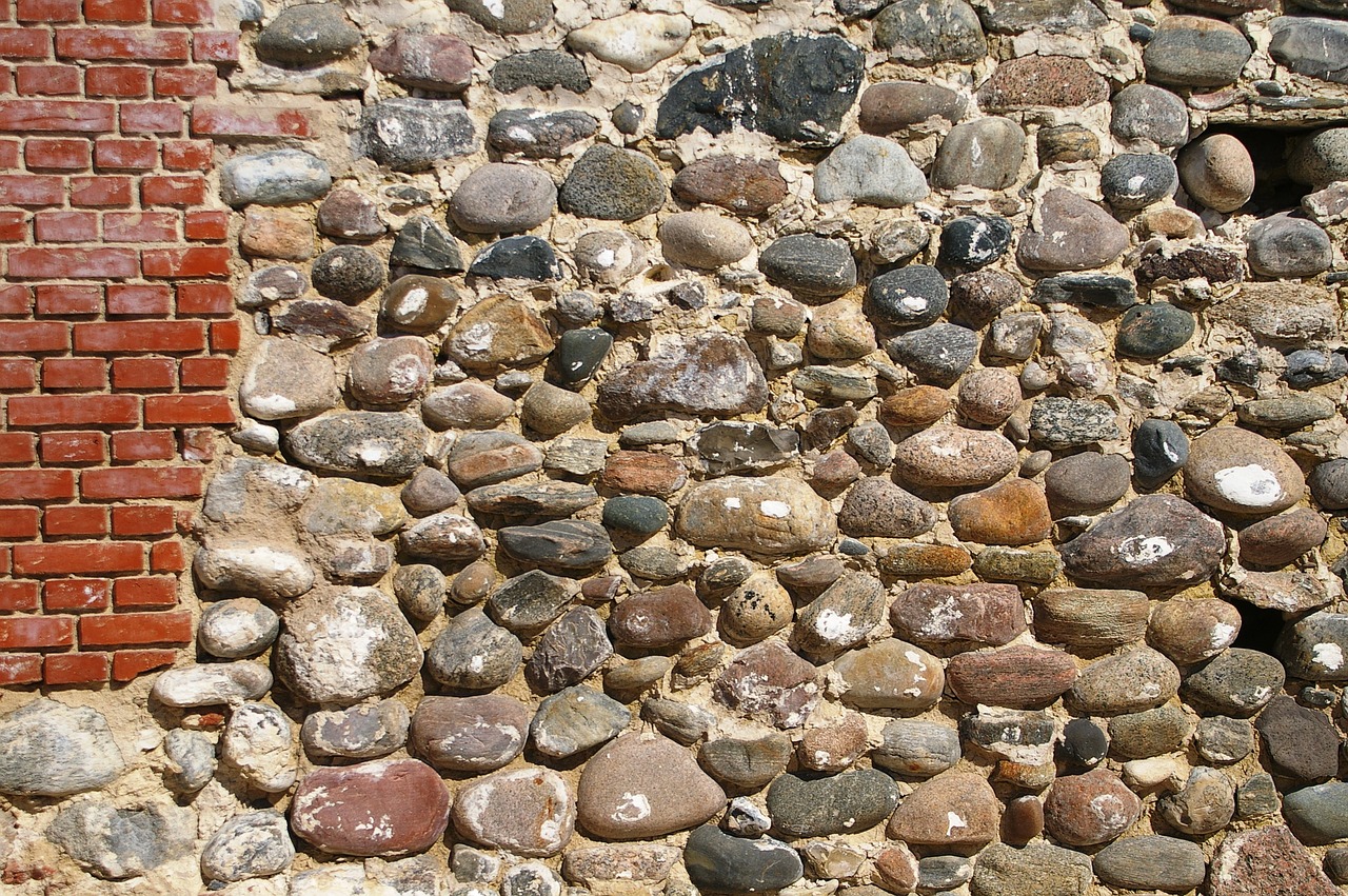 wall cobbles brick free photo