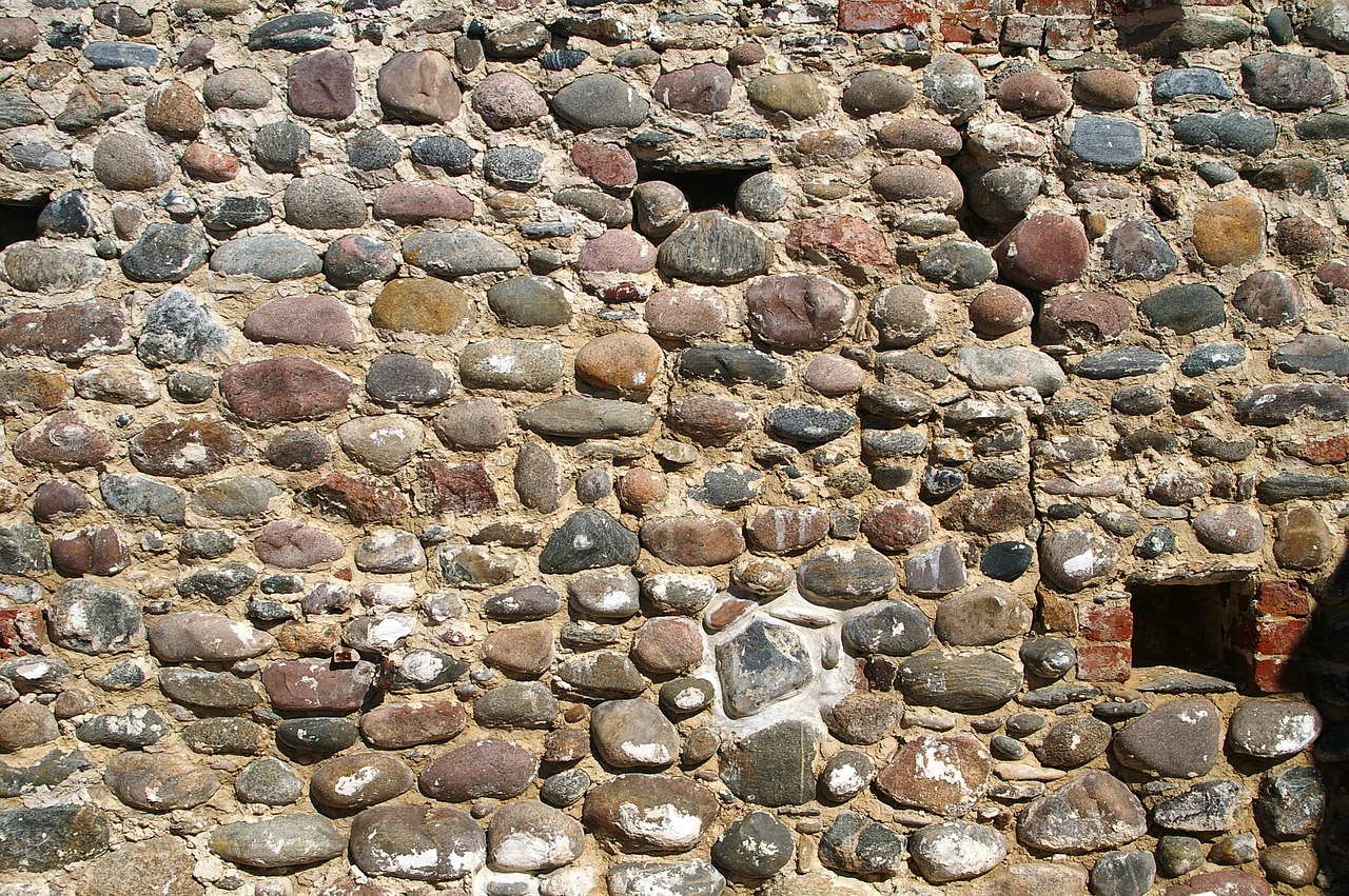 wall cobbles ancient free photo
