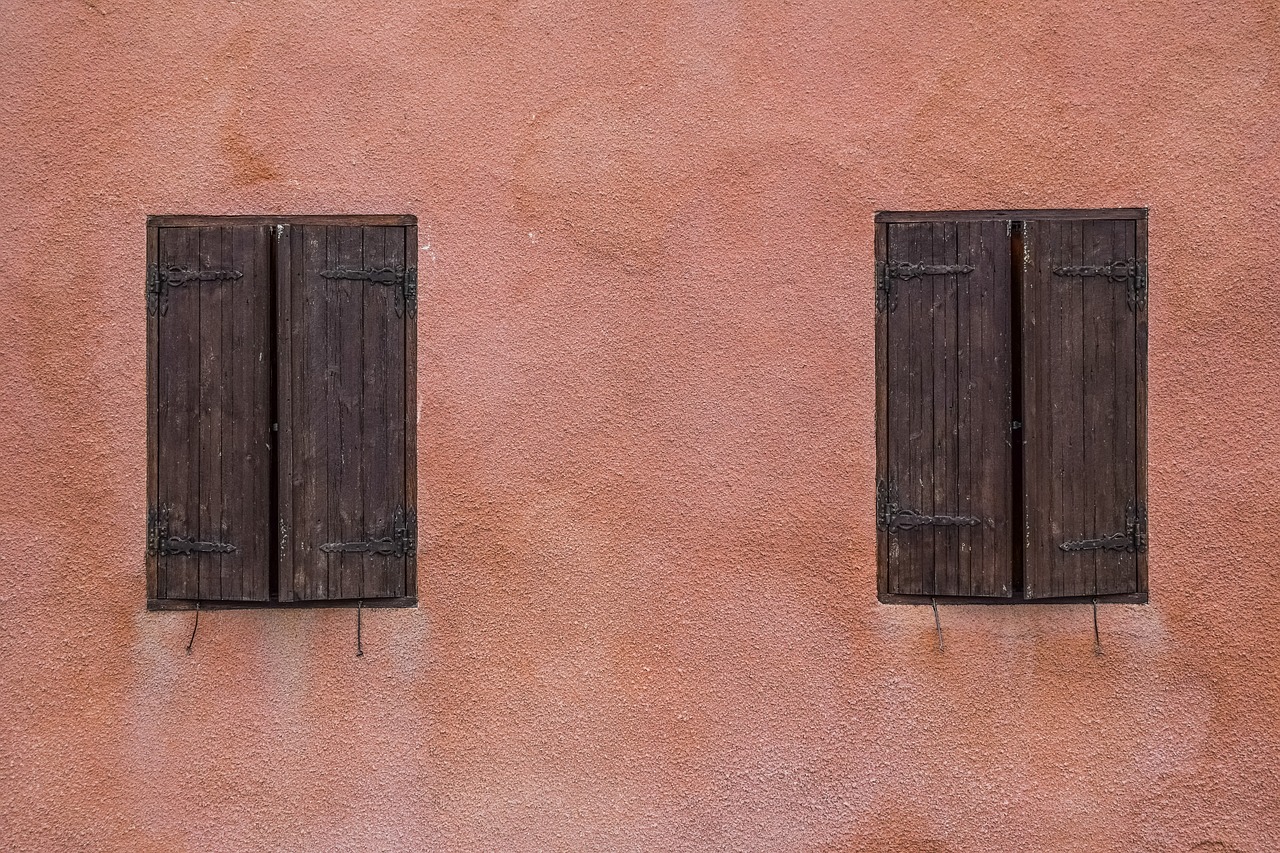 wall windows wooden free photo