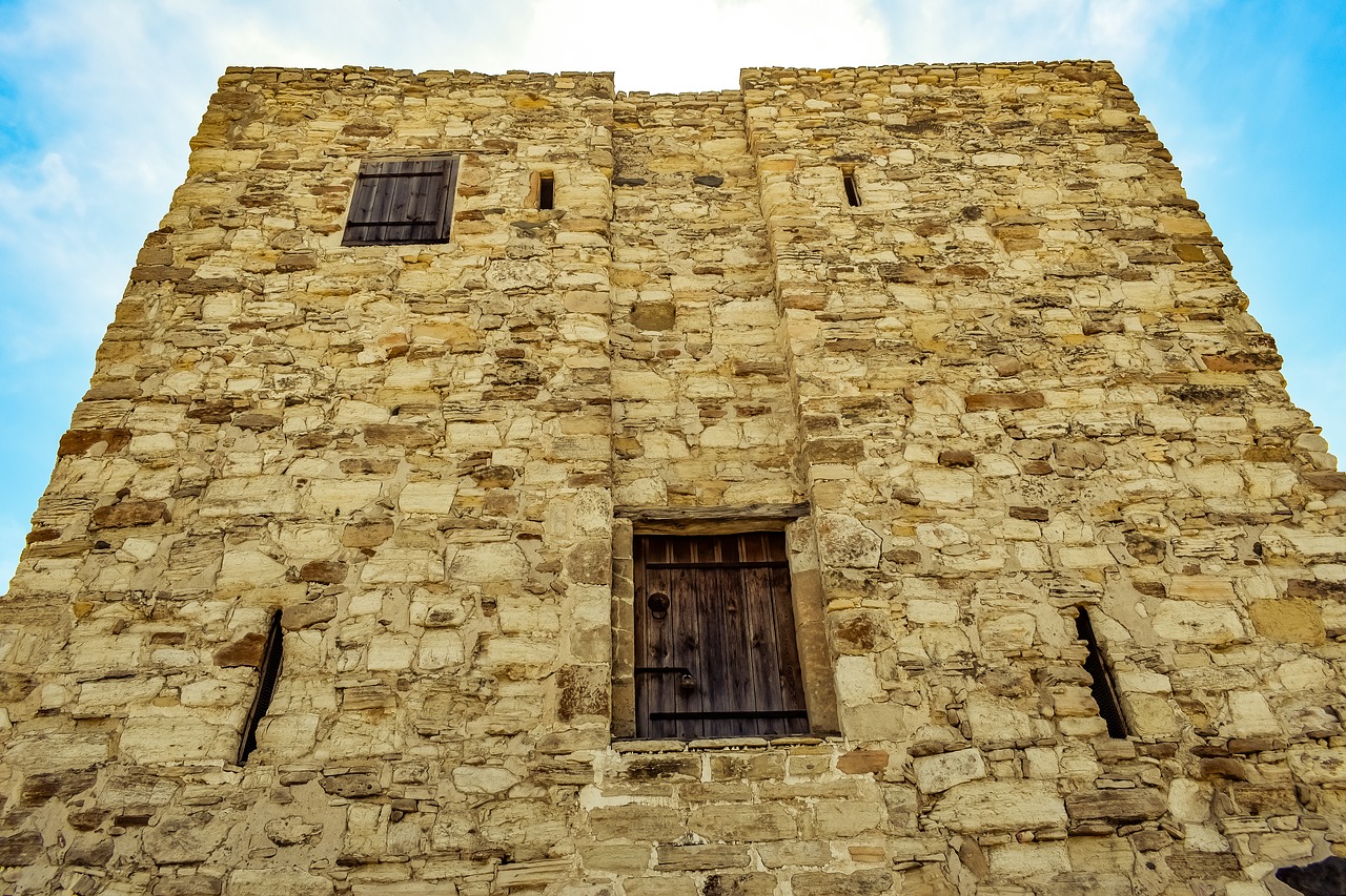 wall  windows  cyprus free photo