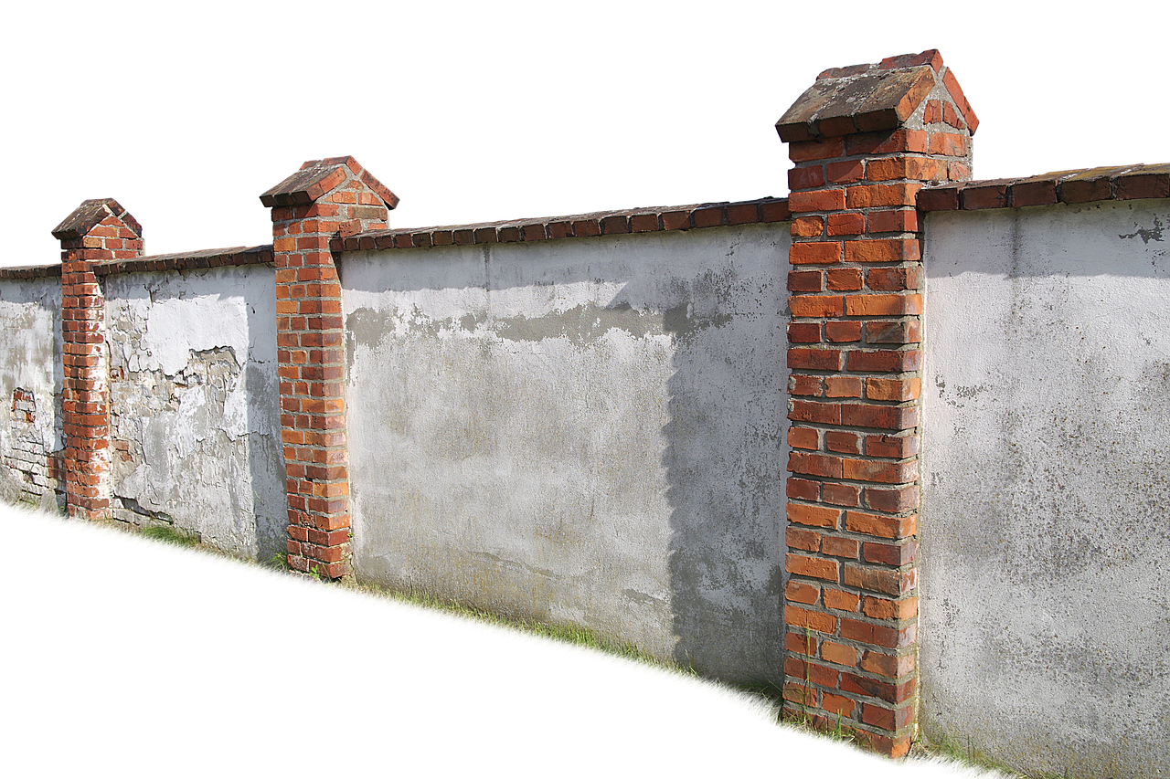wall  building  isolated free photo