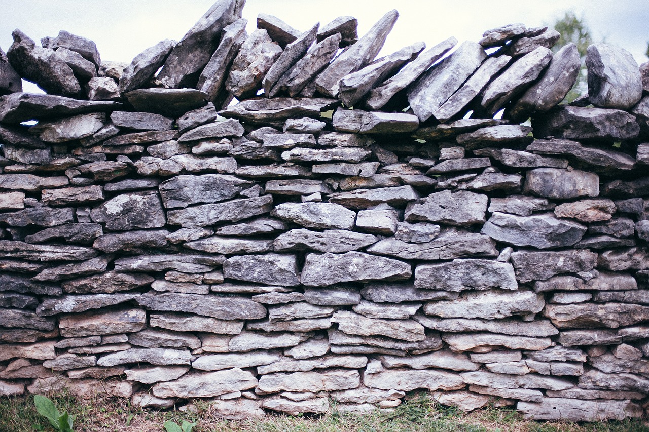 wall rocks stones free photo