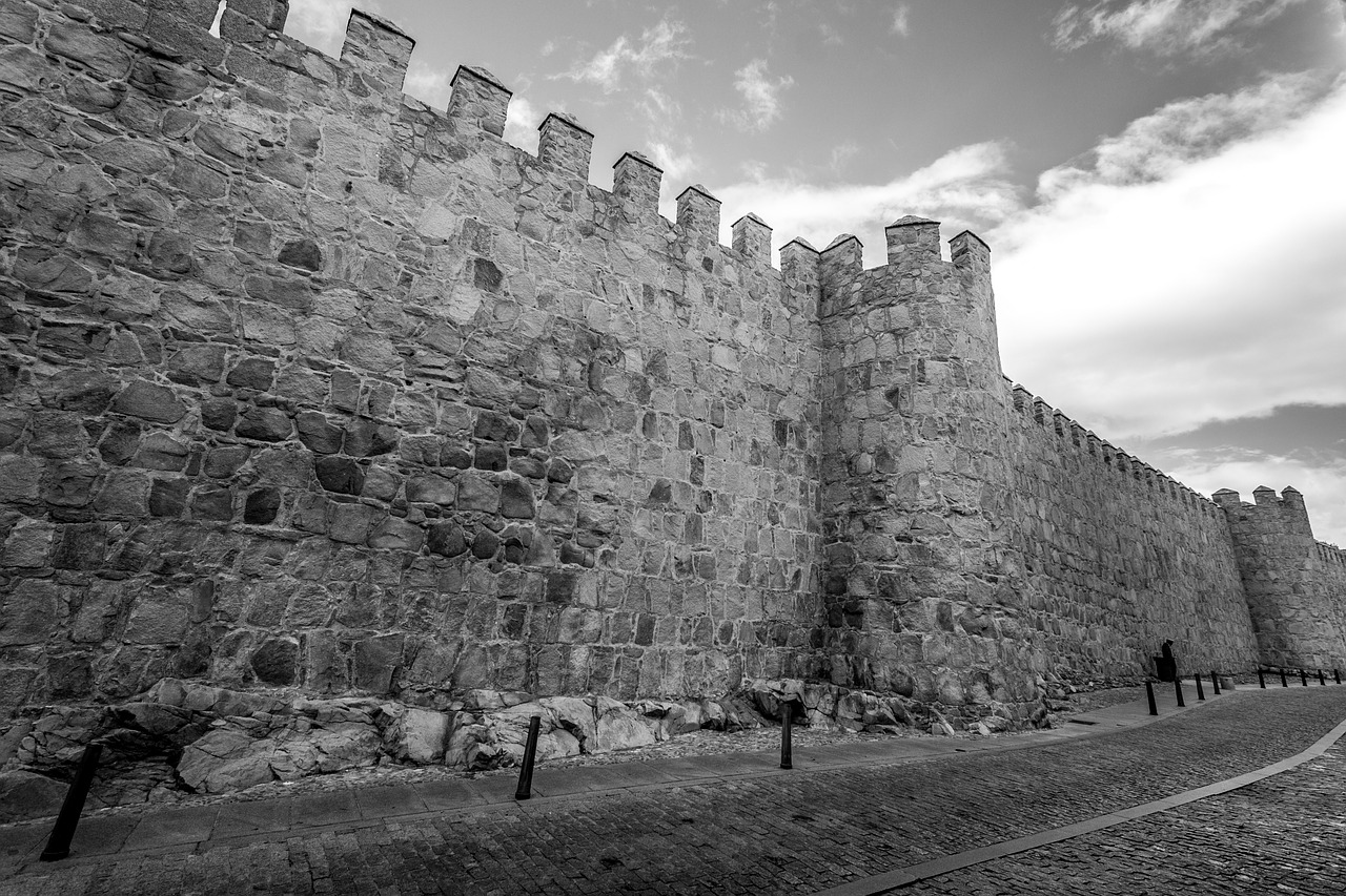 wall stone castle free photo