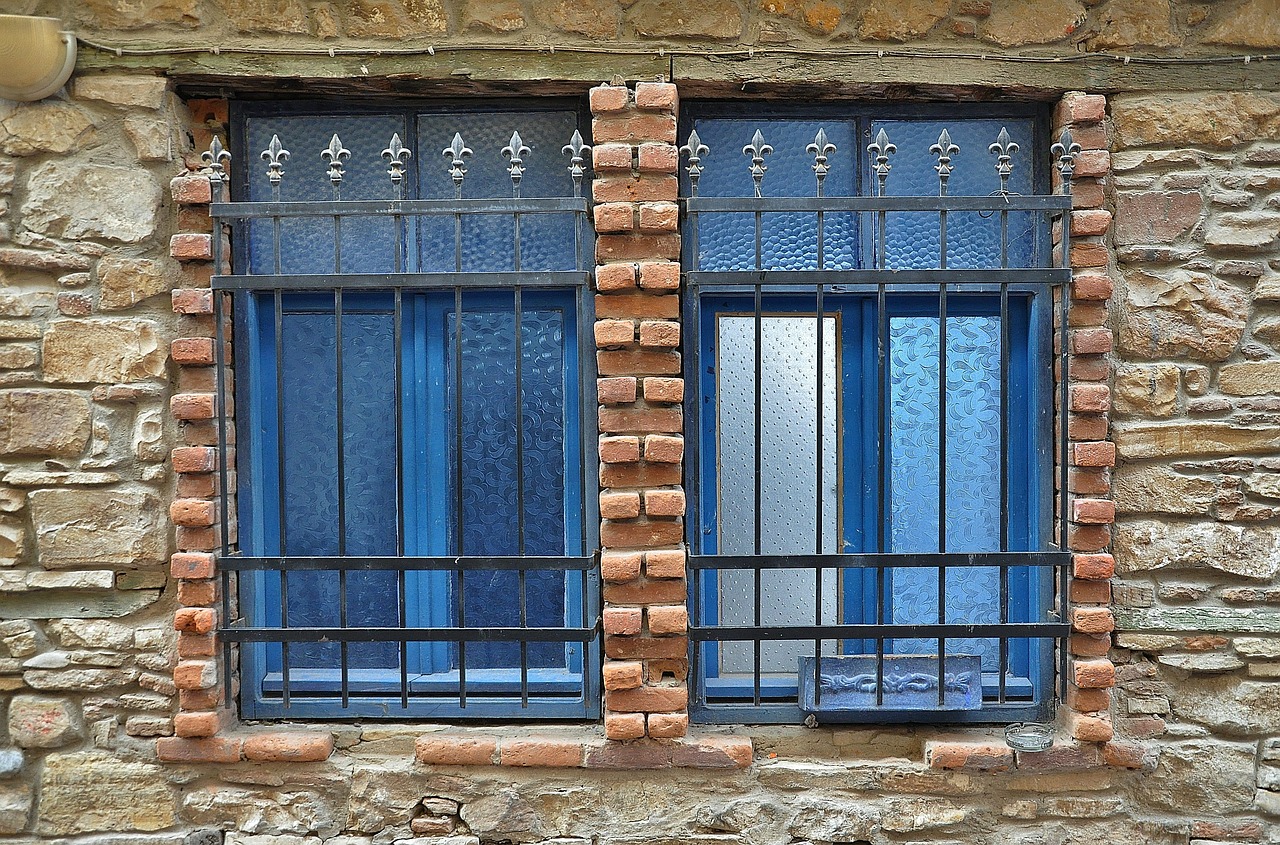 wall stones window free photo