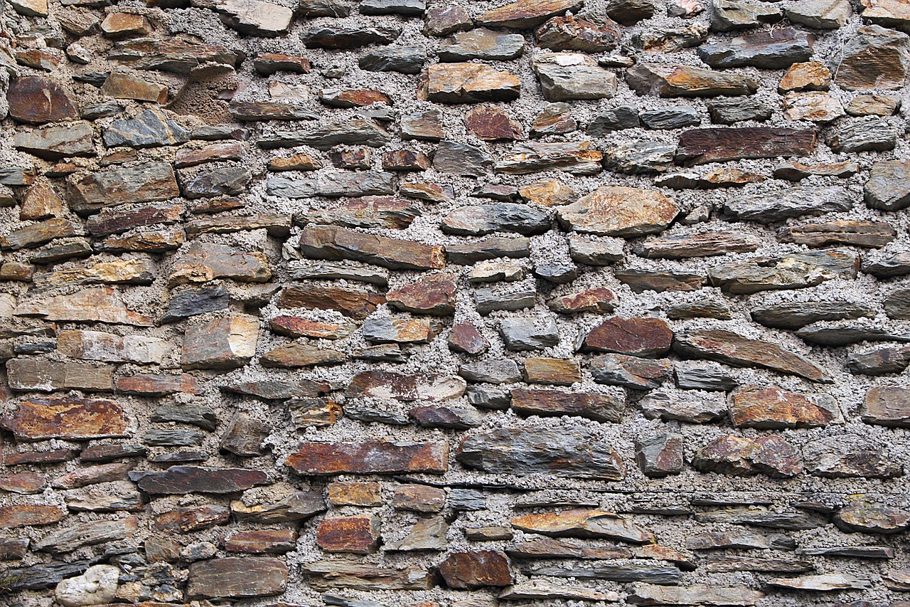 wall stone wall boulders free photo