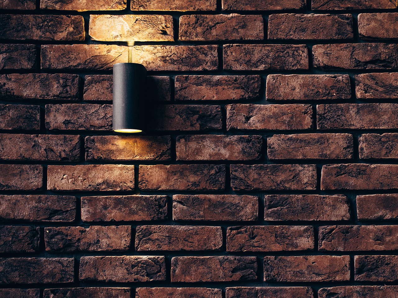 wall lamp grunge free photo