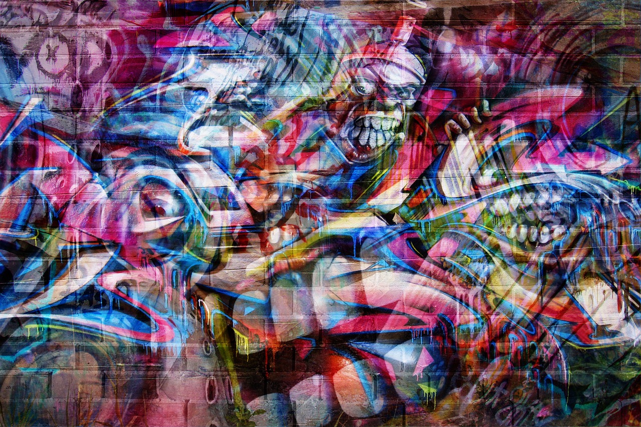 wall graffiti art free photo