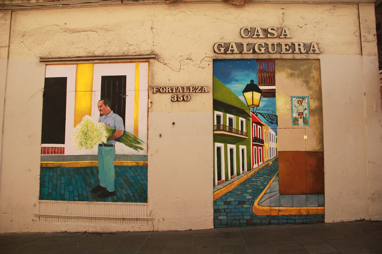 wall painting puerto rico free photo