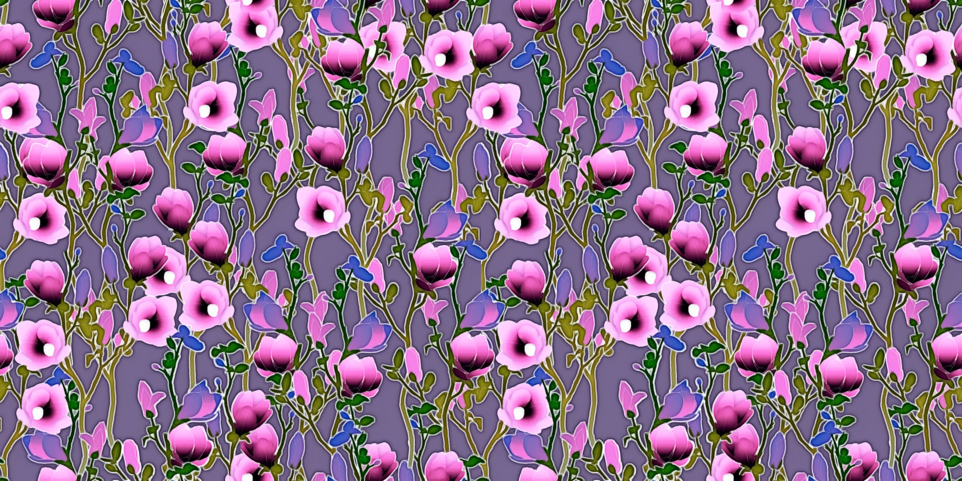 floral pattern design free photo