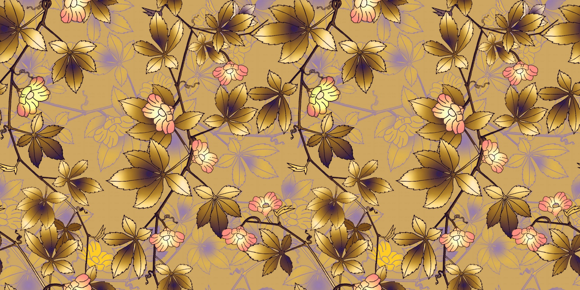 floral pattern design free photo