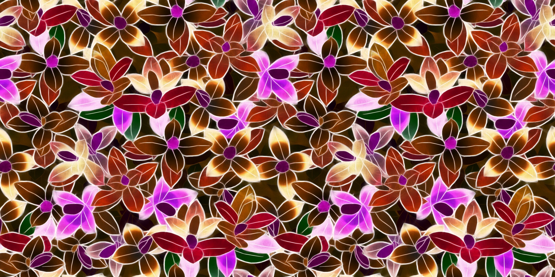 floral pattern design free photo