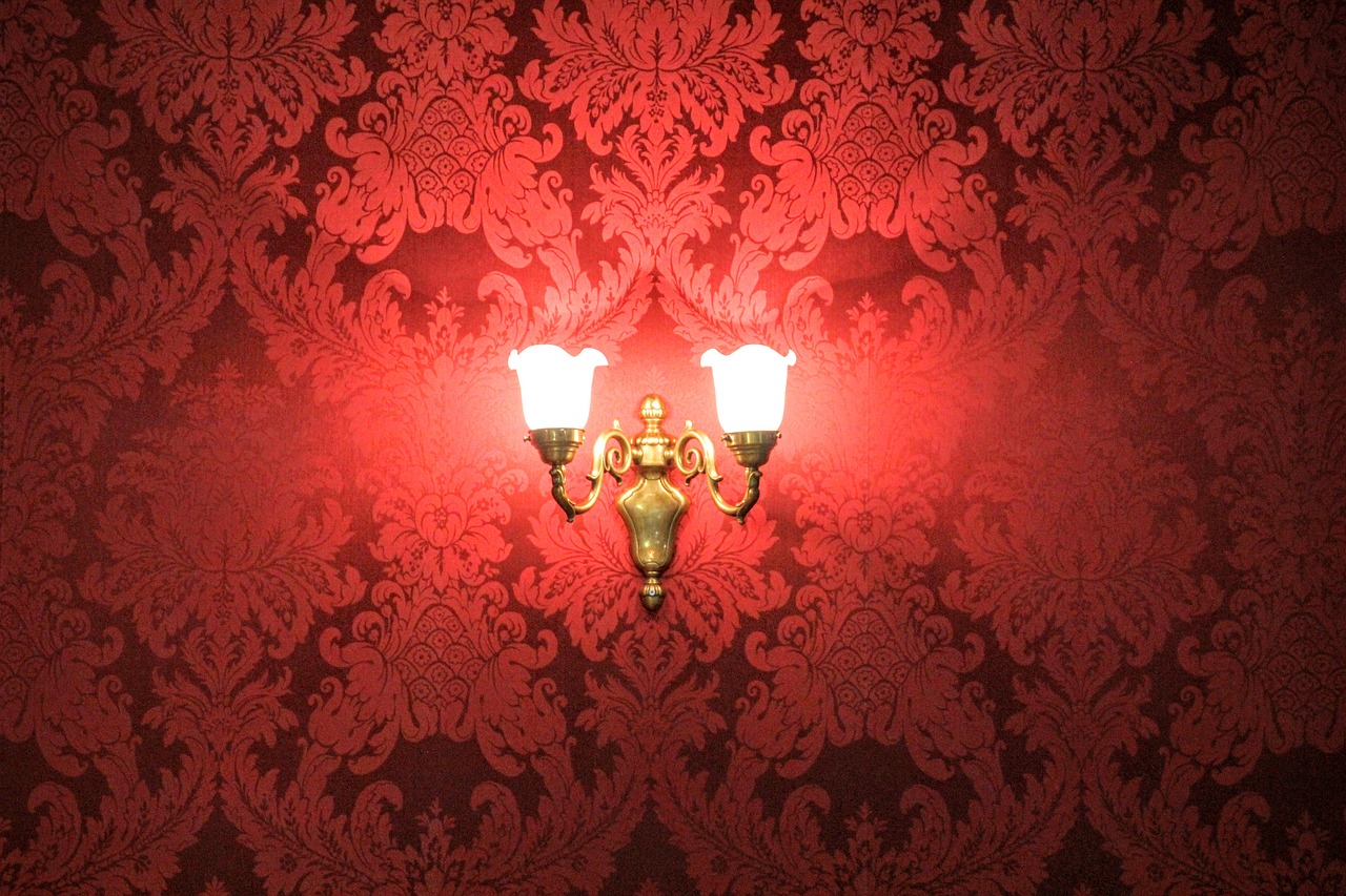 wallpaper lamp nostalgia free photo