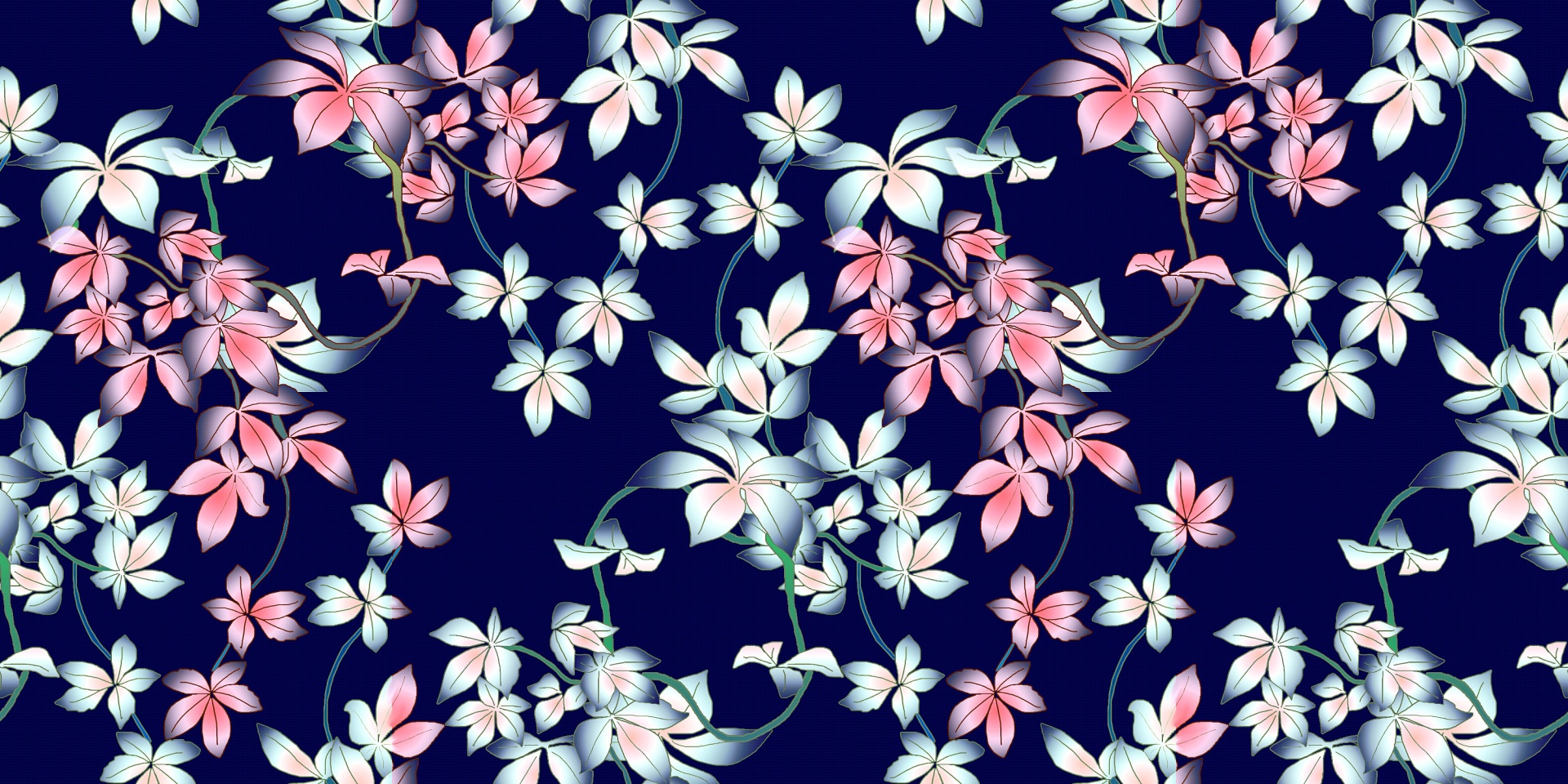 floral pattern design free photo