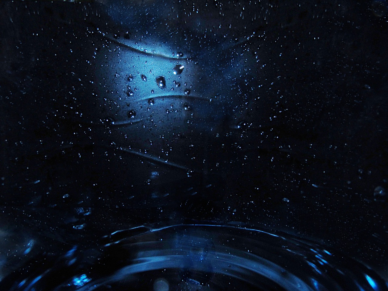 wallpaper blue wet free photo