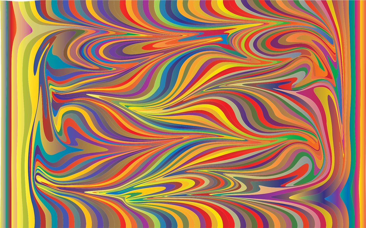 wallpaper distorted psychedelic free photo