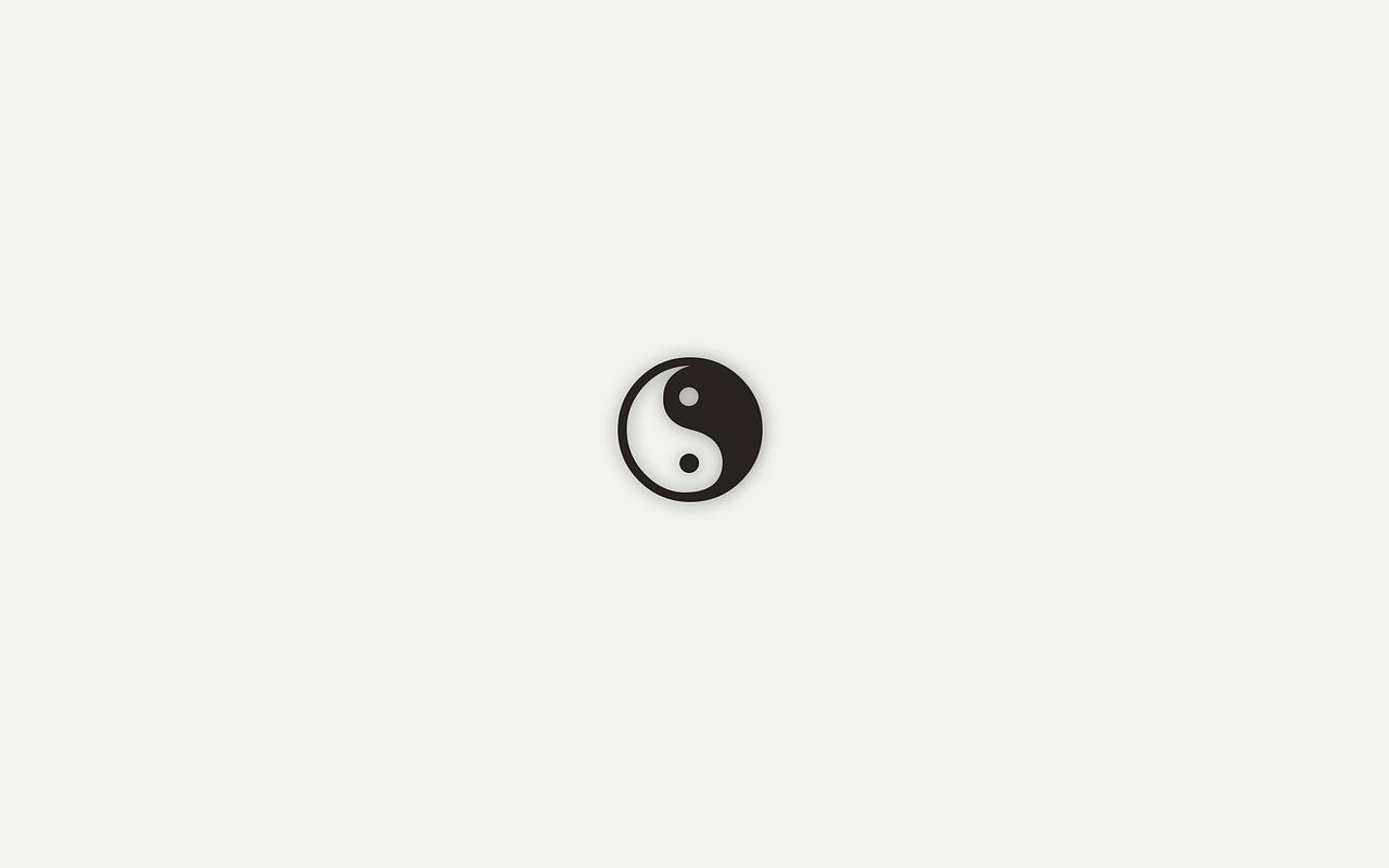 wallpaper background yin yang free photo