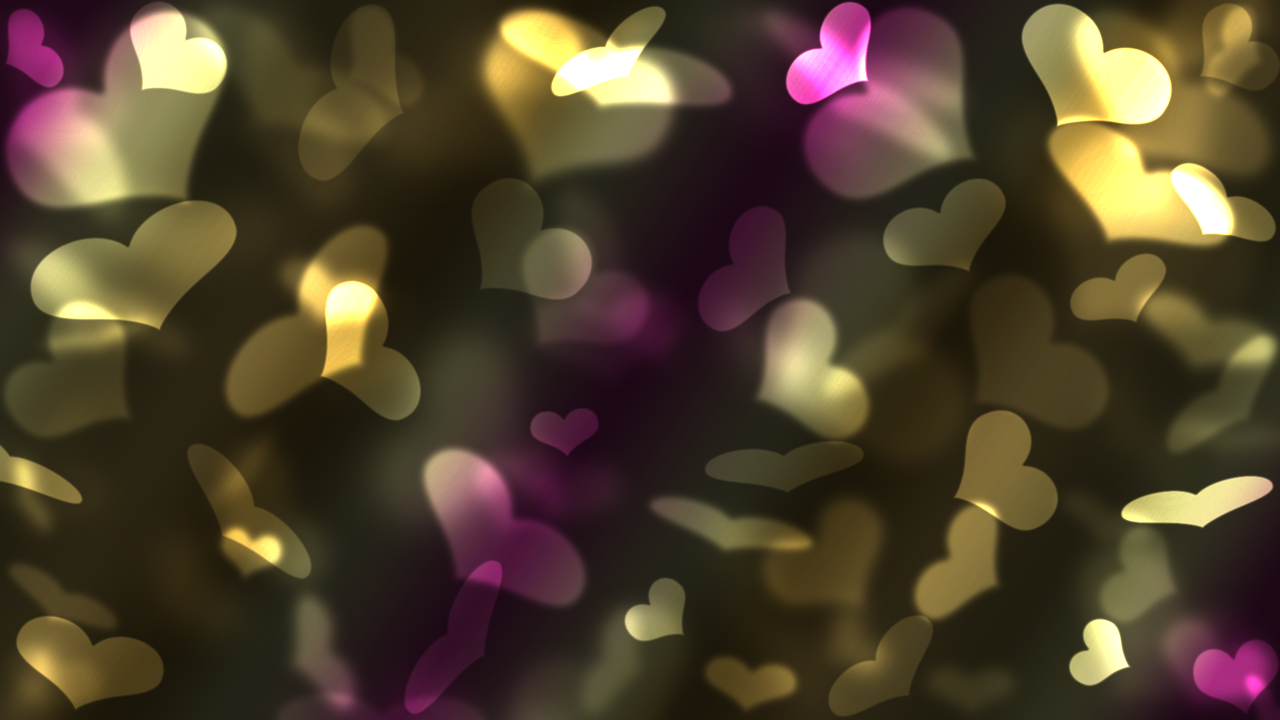 wallpaper hearts bokeh free photo