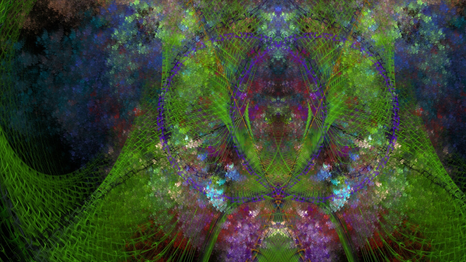 wallpaper fractal image free photo