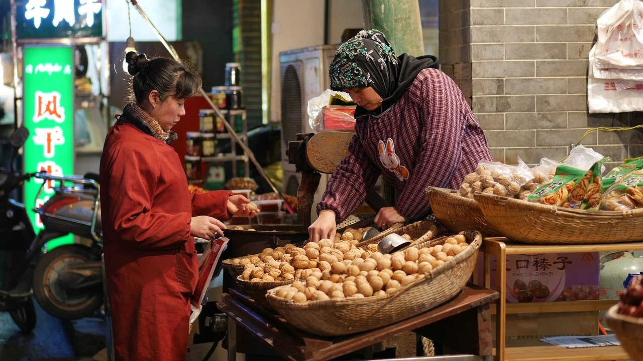 walnut hijab china free photo