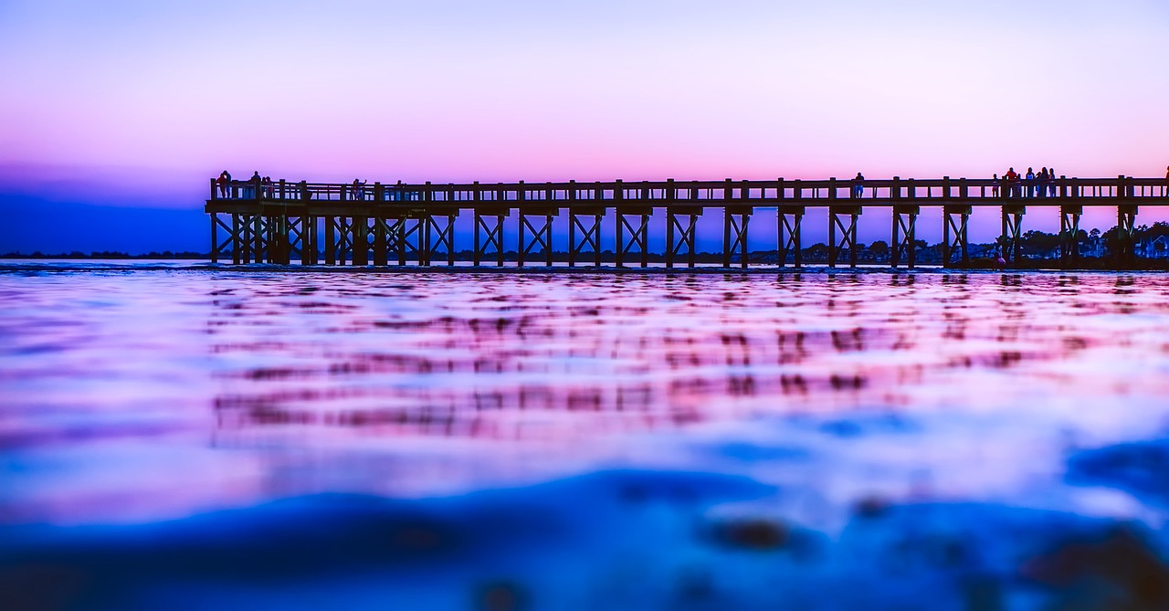 walnut beach connecticut sunset free photo