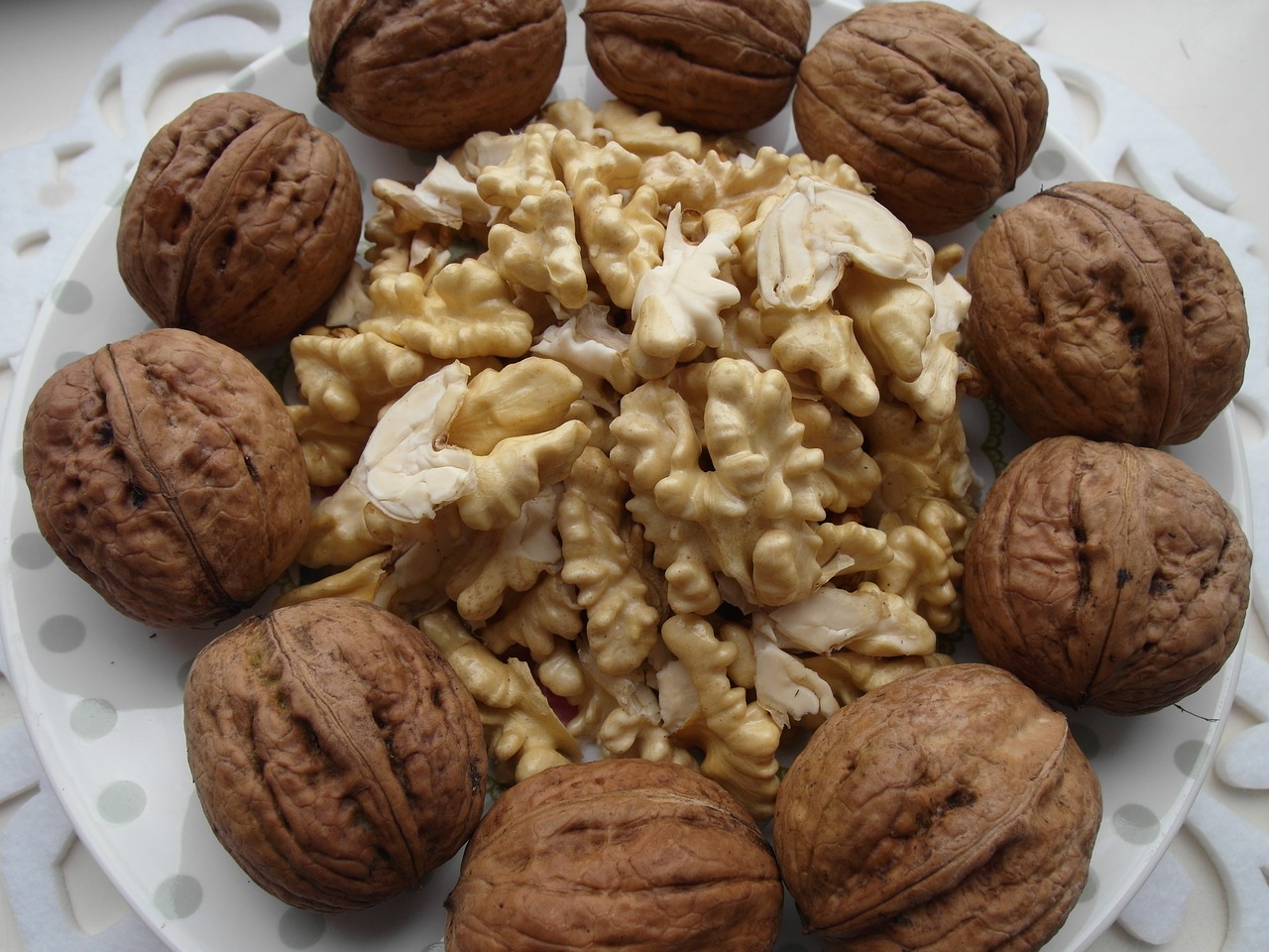 walnuts  health  food free photo