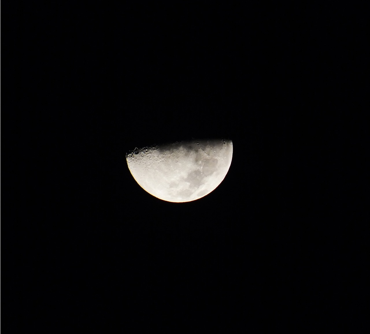 waning moon night free photo