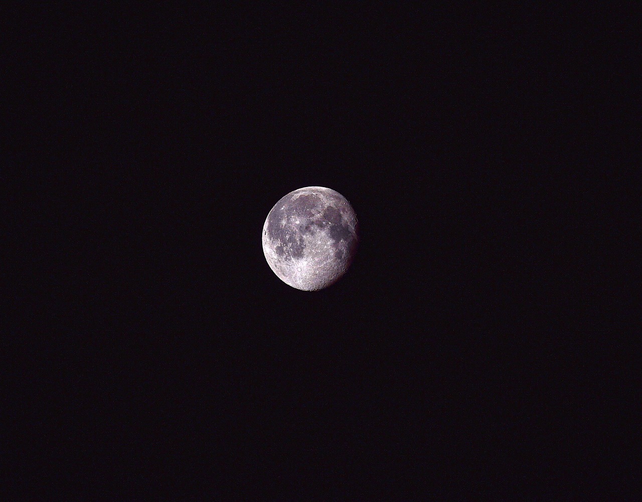 waning gibbous march moon moon gibbous free photo