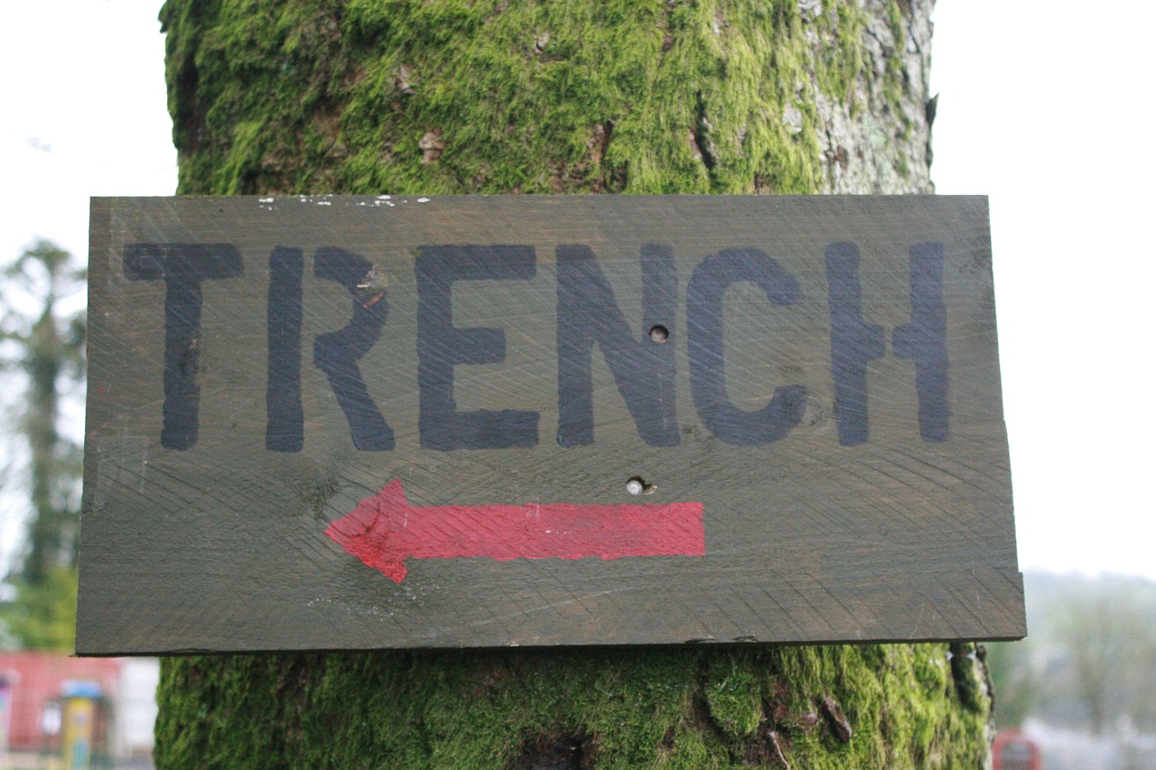 war trenches world war free photo