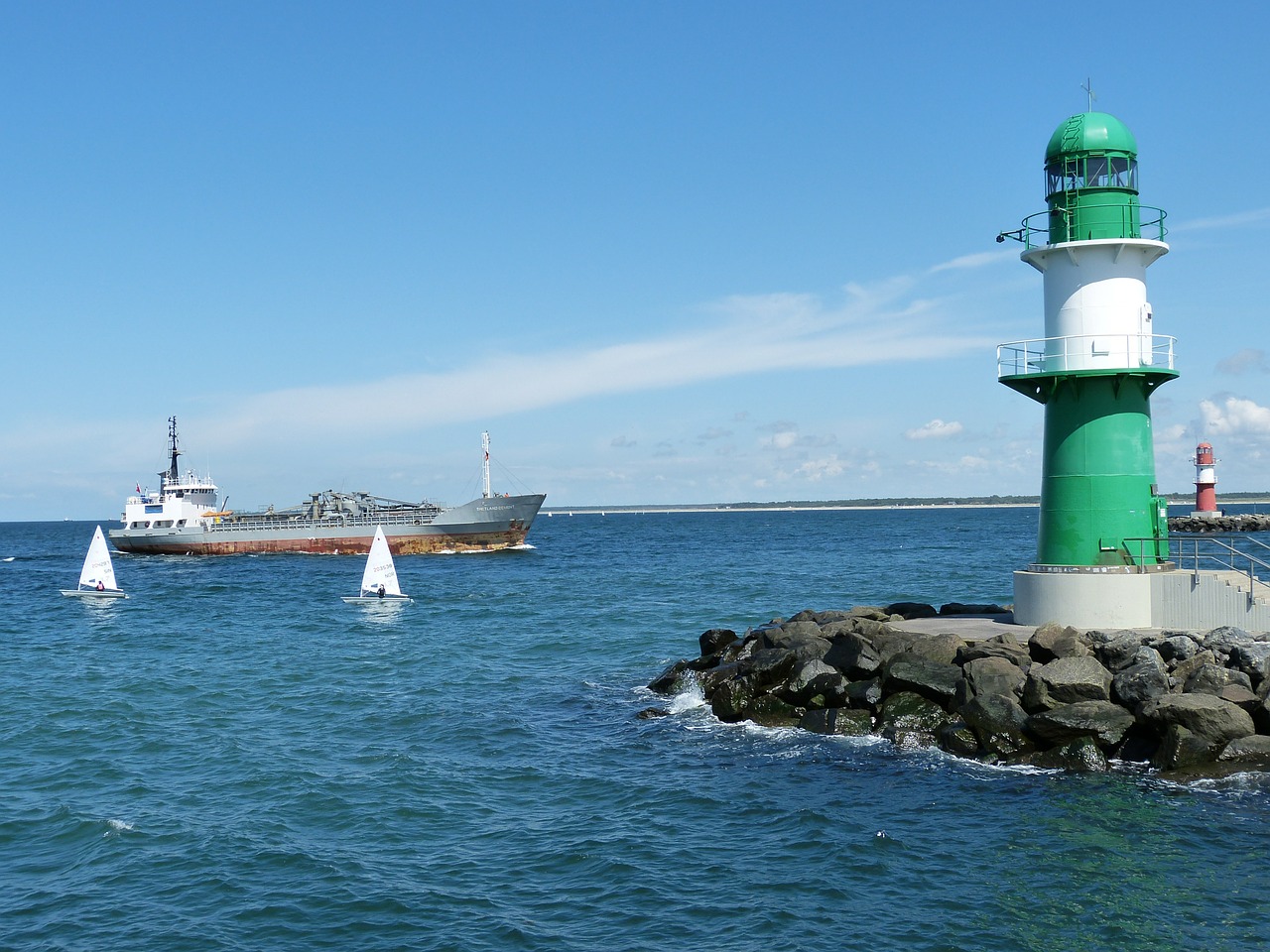 warnemünde rostock baltic sea free photo