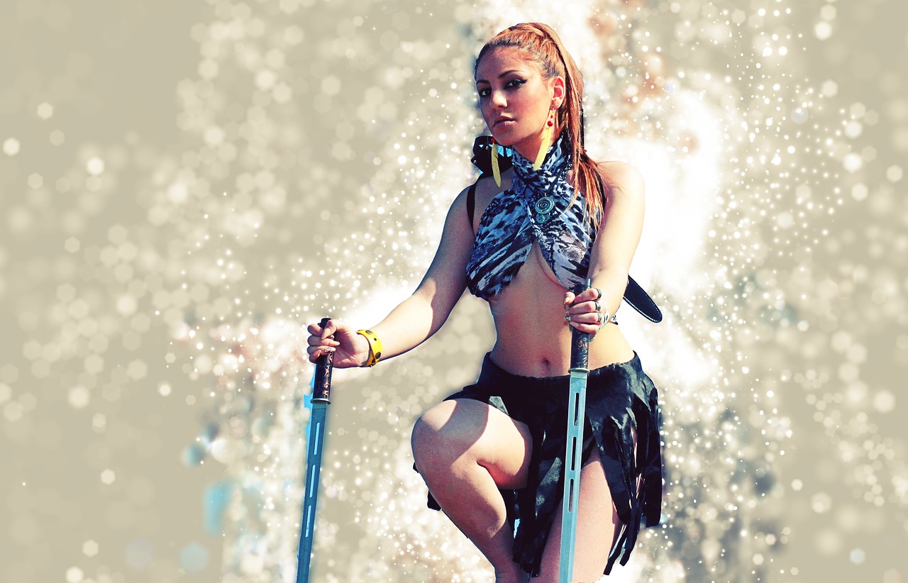 warrior fantasy woman free photo