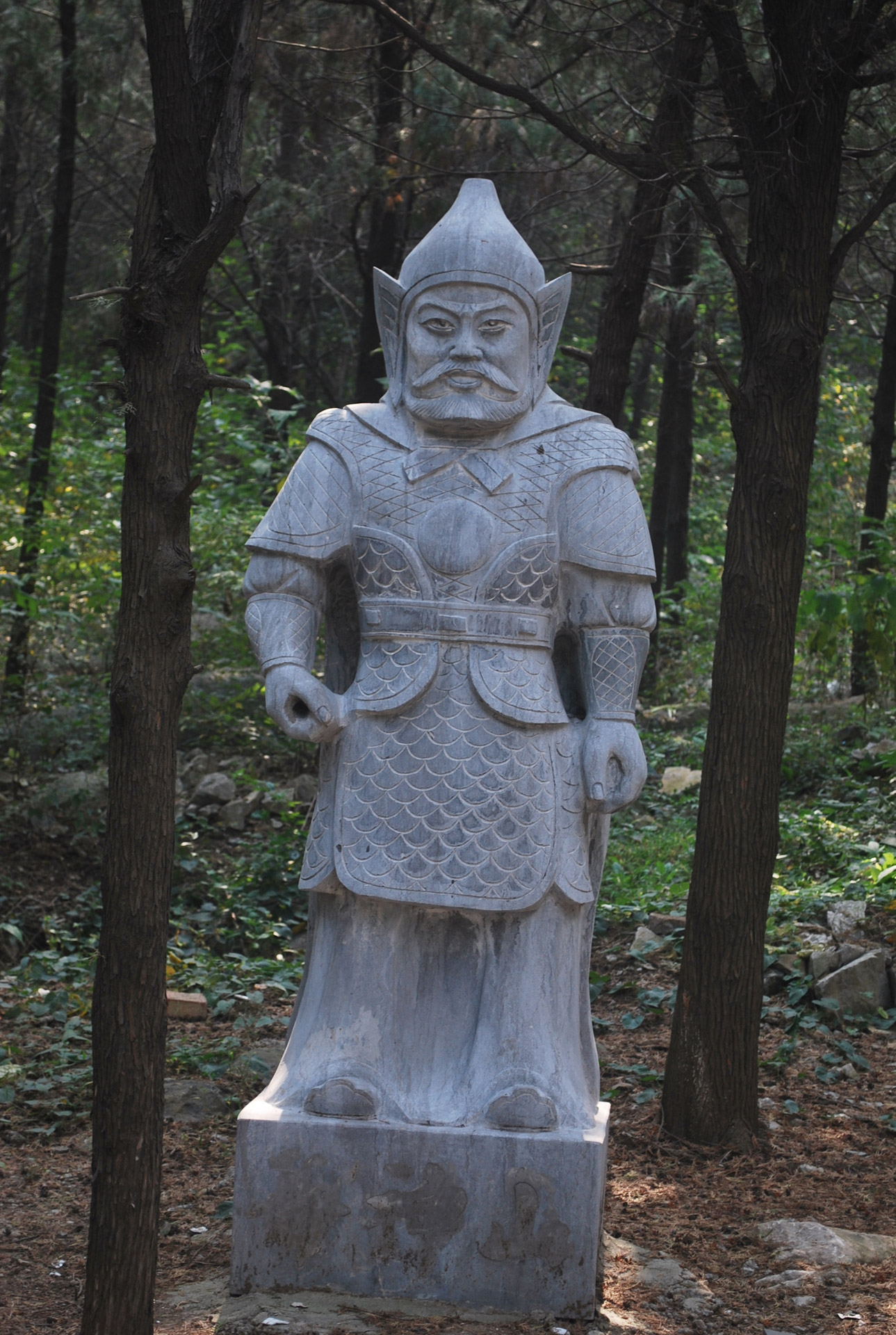 statue warrior chinese free photo